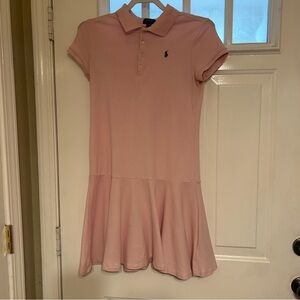 Polo Ralph Lauren Girl’s Polo Dress w/Drop Waist & Pleated Skirt Size XL (16)